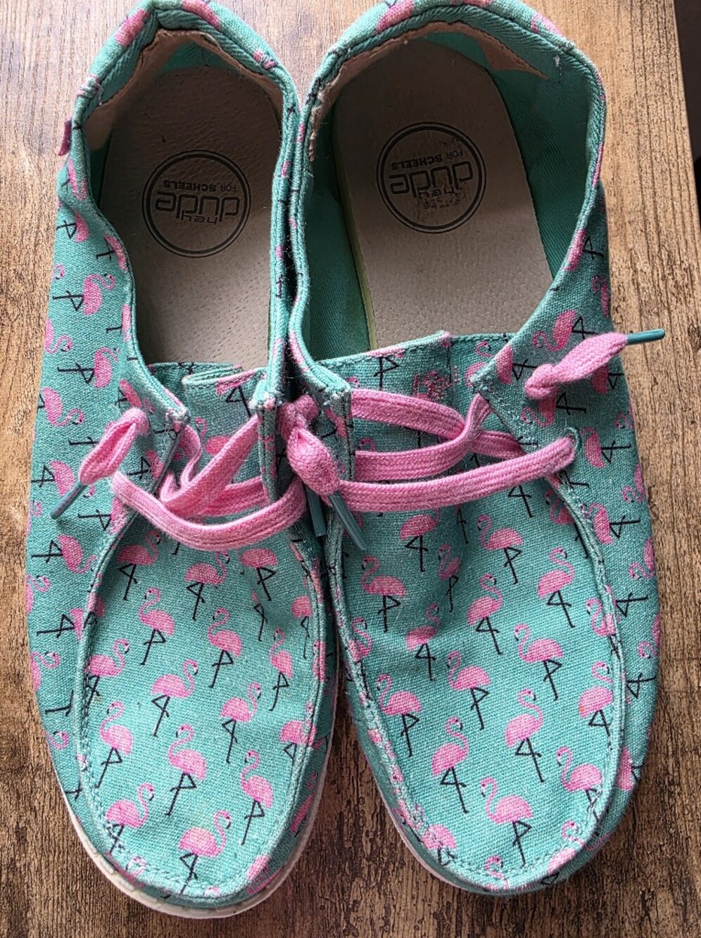 Hey Dude Wendy Tropical Flamingo – Women's Size 7 (EU 38)